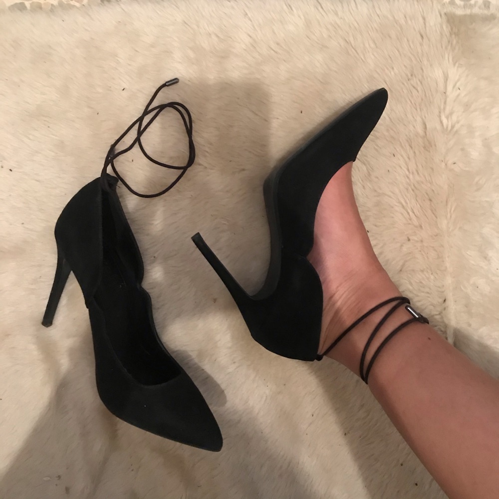 escarpin noir bershka