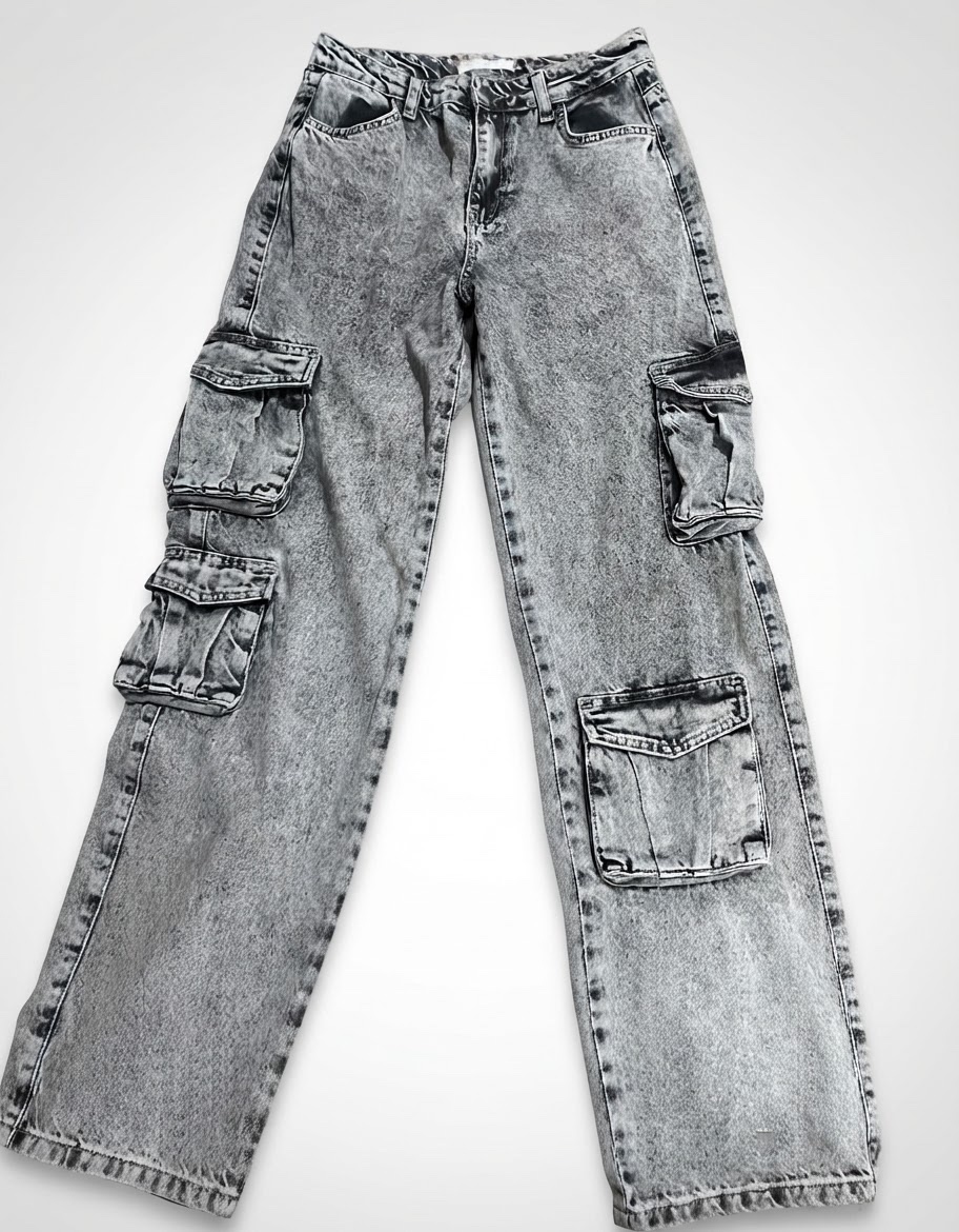 Wide leg jeans