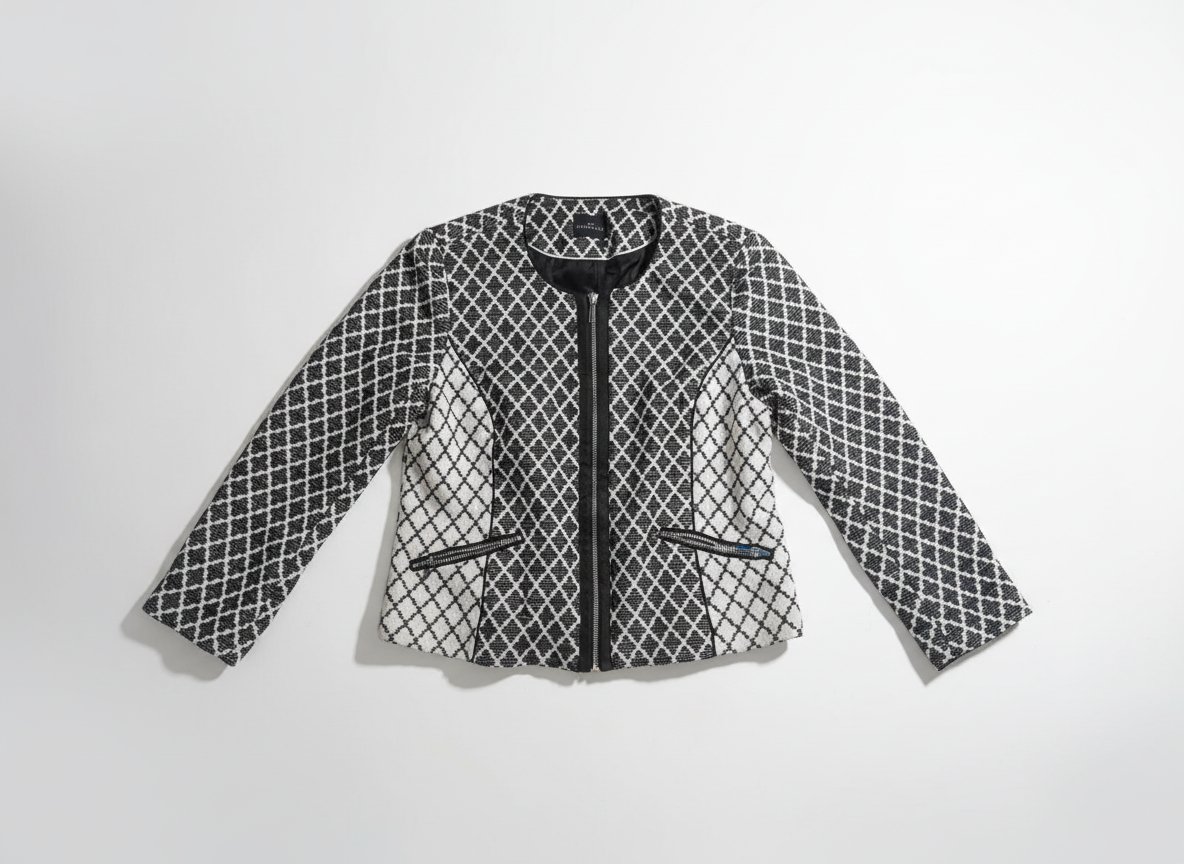 Veste neuve à motifs noirs et blancs Marque Your Sixth Sense