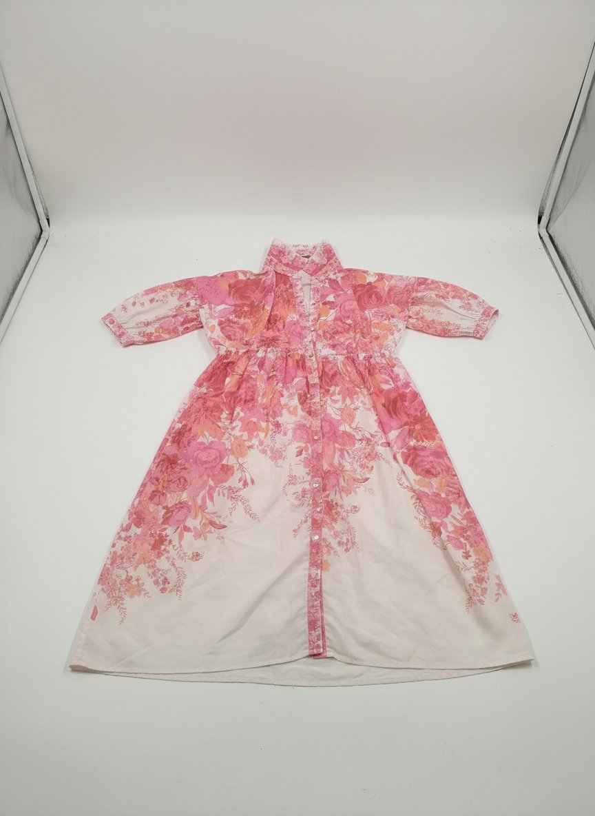 Robe chemise fleurie