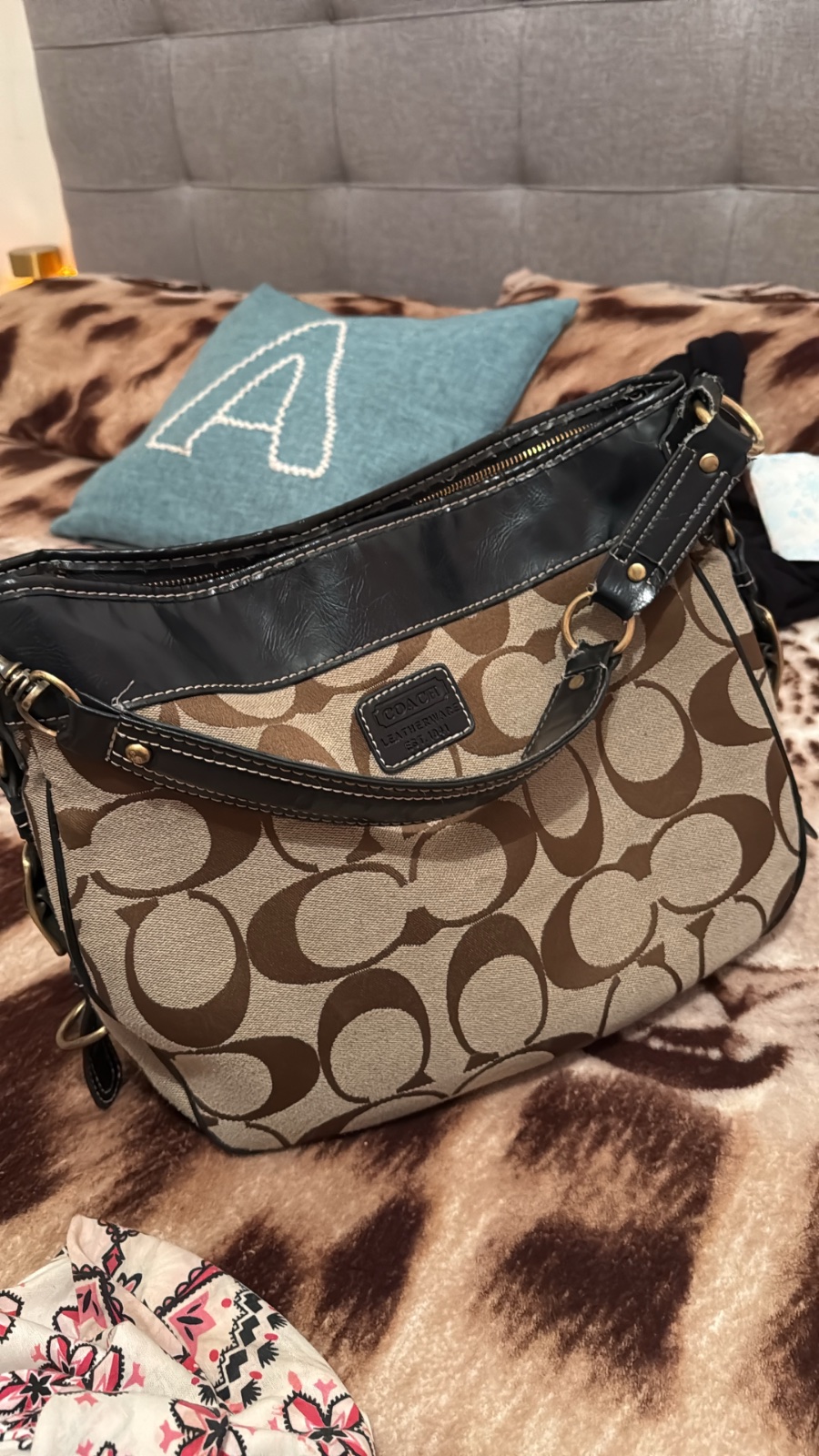 Sac coach authentique vintage