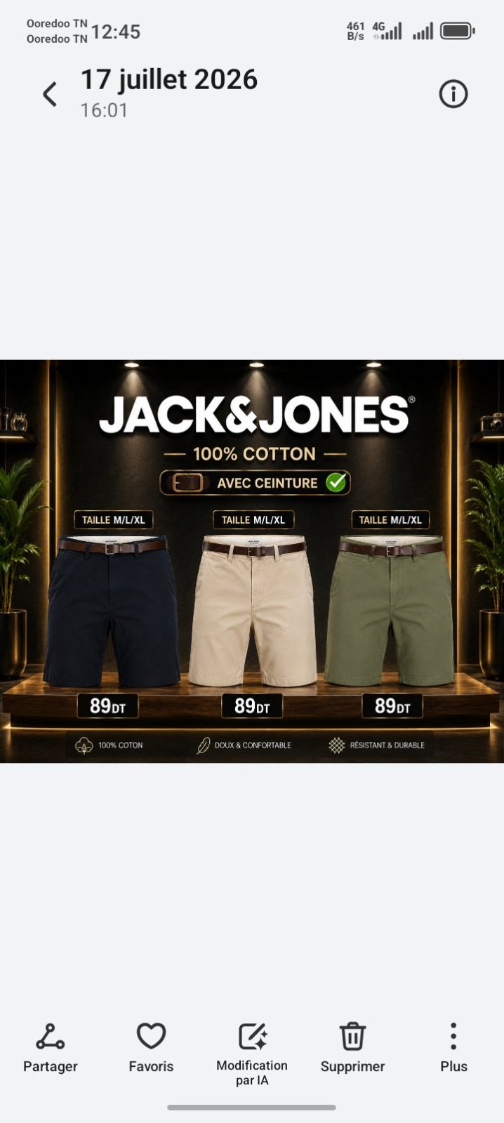 Short jack&jones 