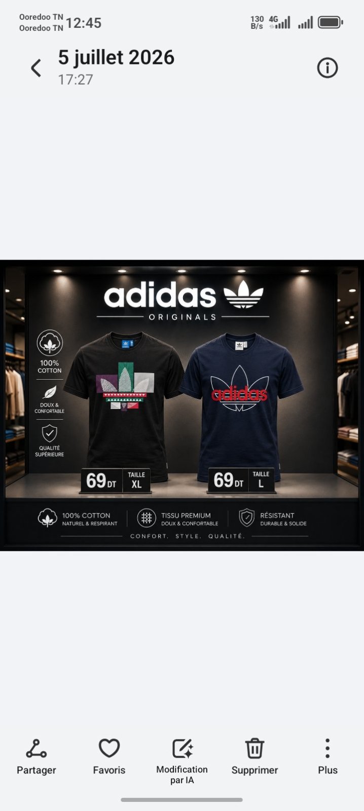 Tshirt adidas ✅
