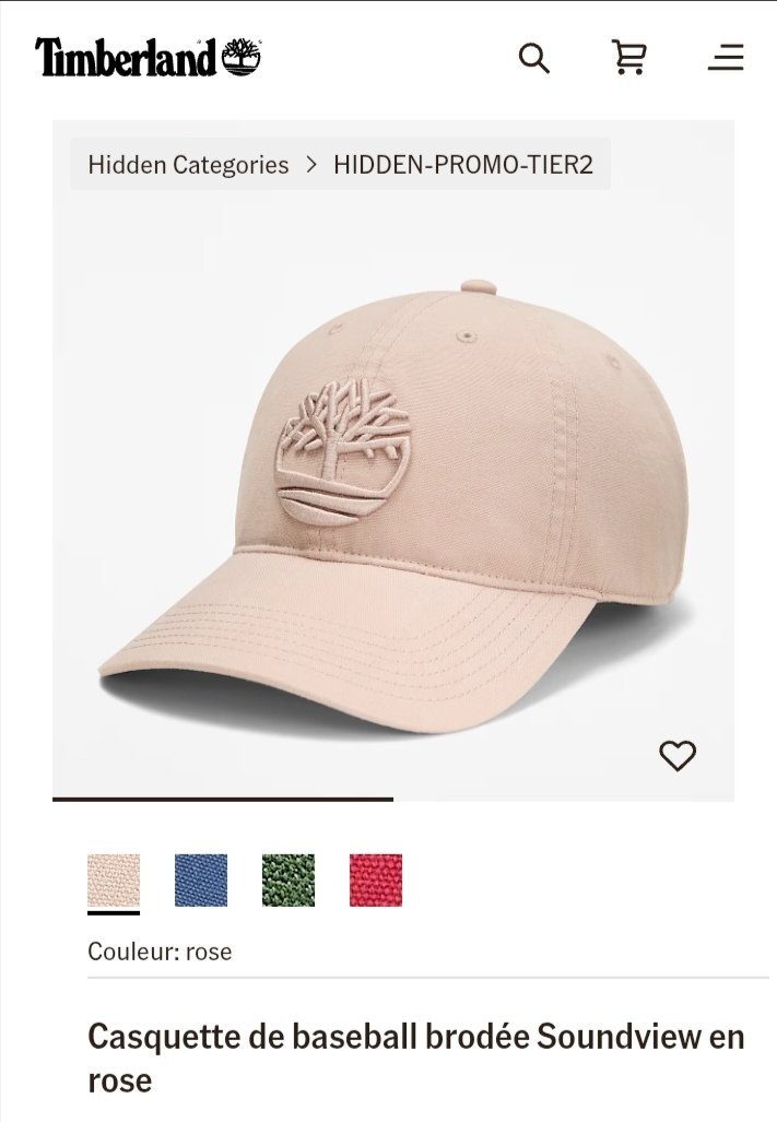 Casquette timberland✅