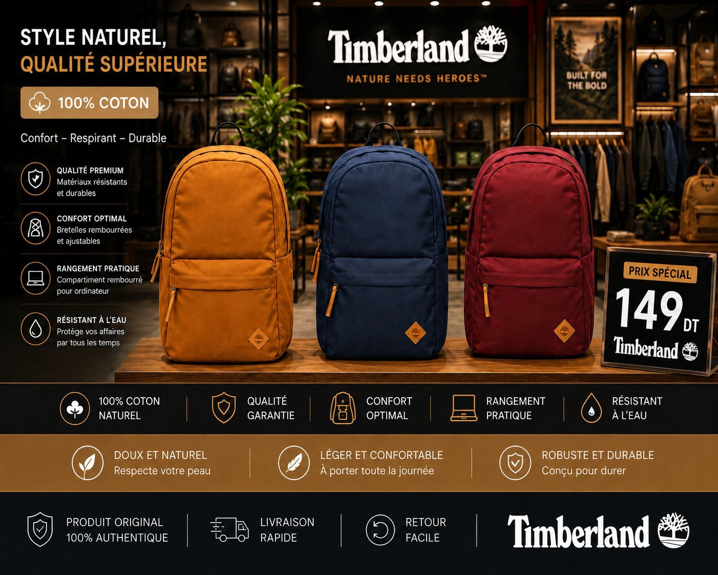 Sac a dos timberland