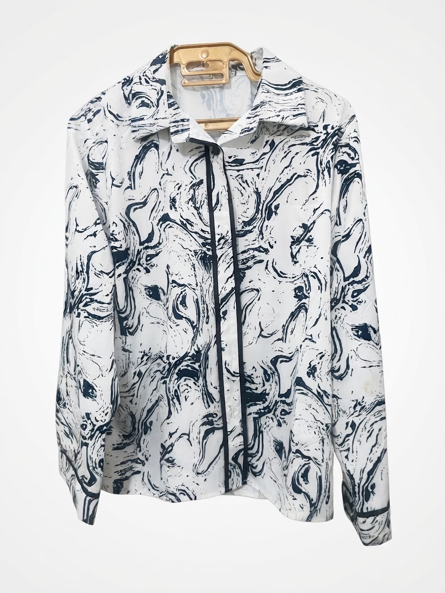  Chemise imprimée marbrée