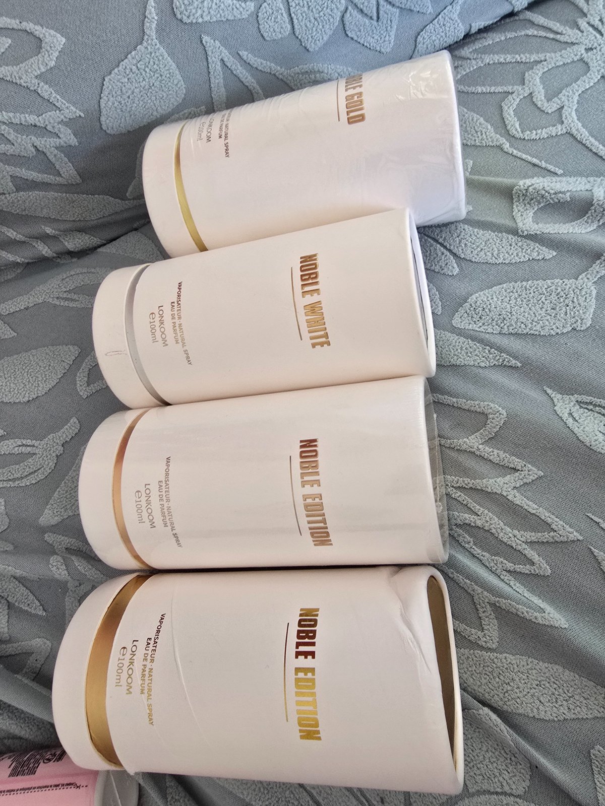 عطر Noble Gold: Parfum Lonkoom Noble Gold 100ml - Importé de France