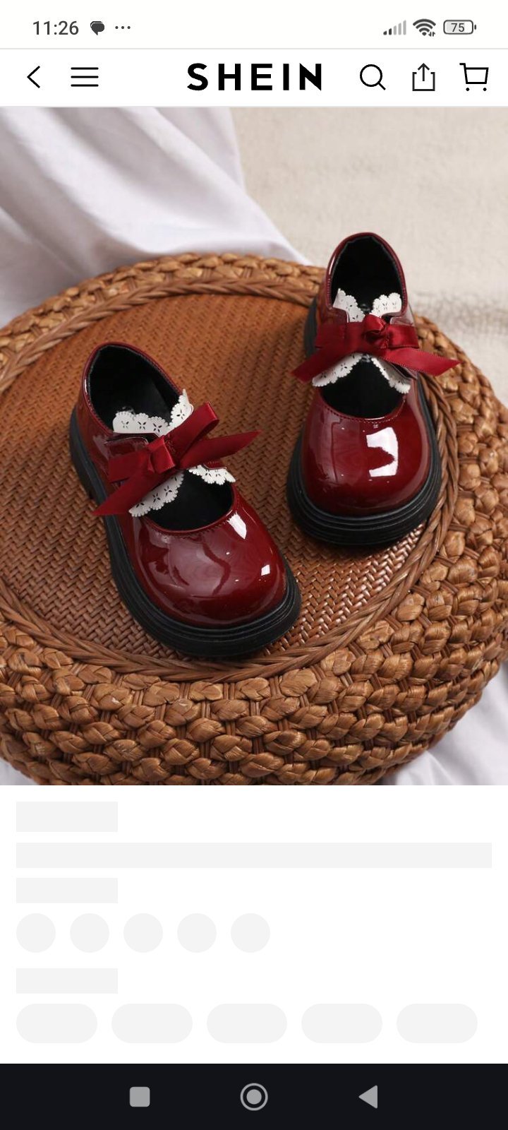 Chaussures fillette