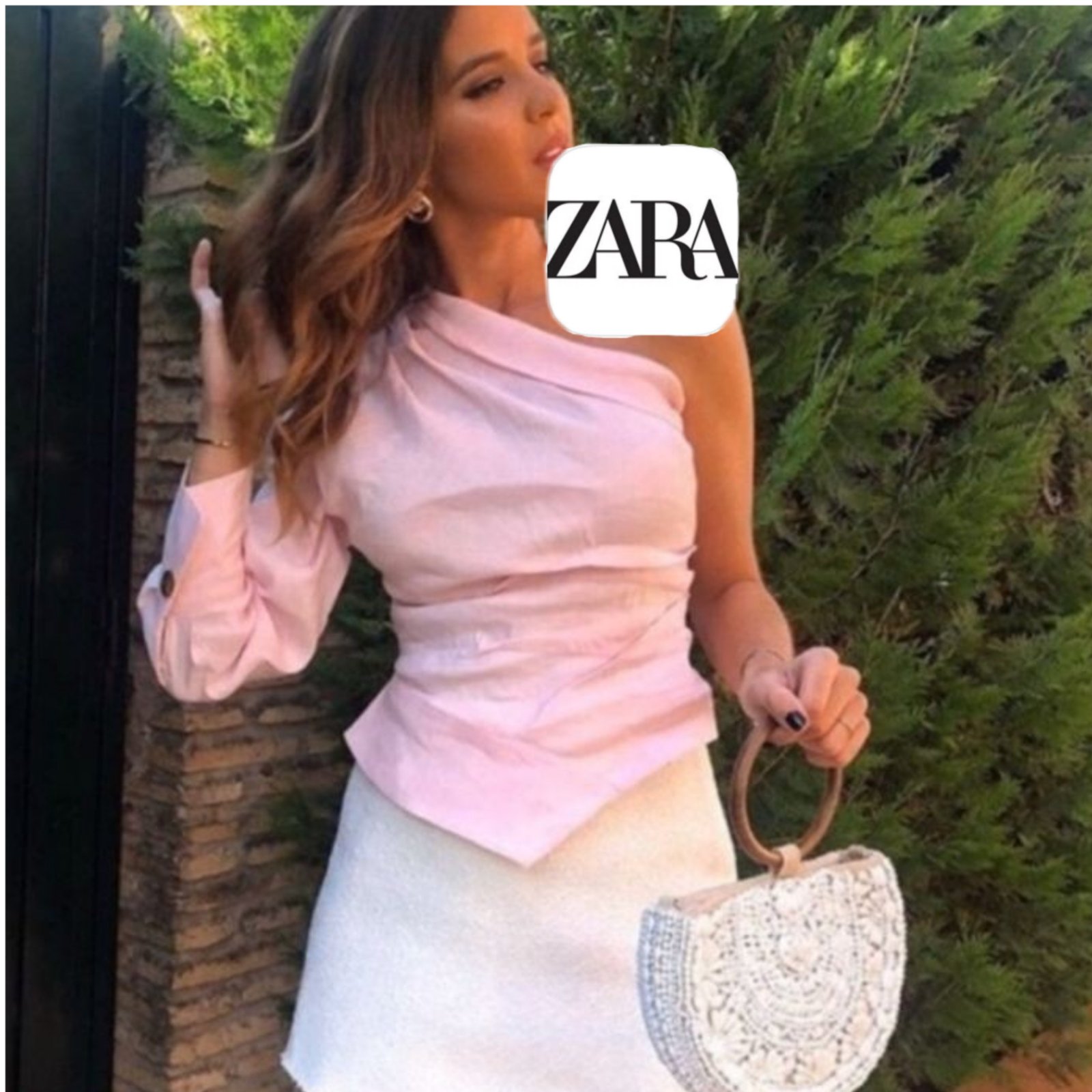 Chemise linen zara kamraya