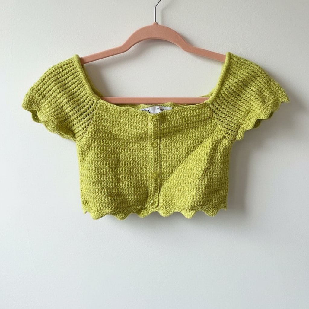 Top en crochet zara