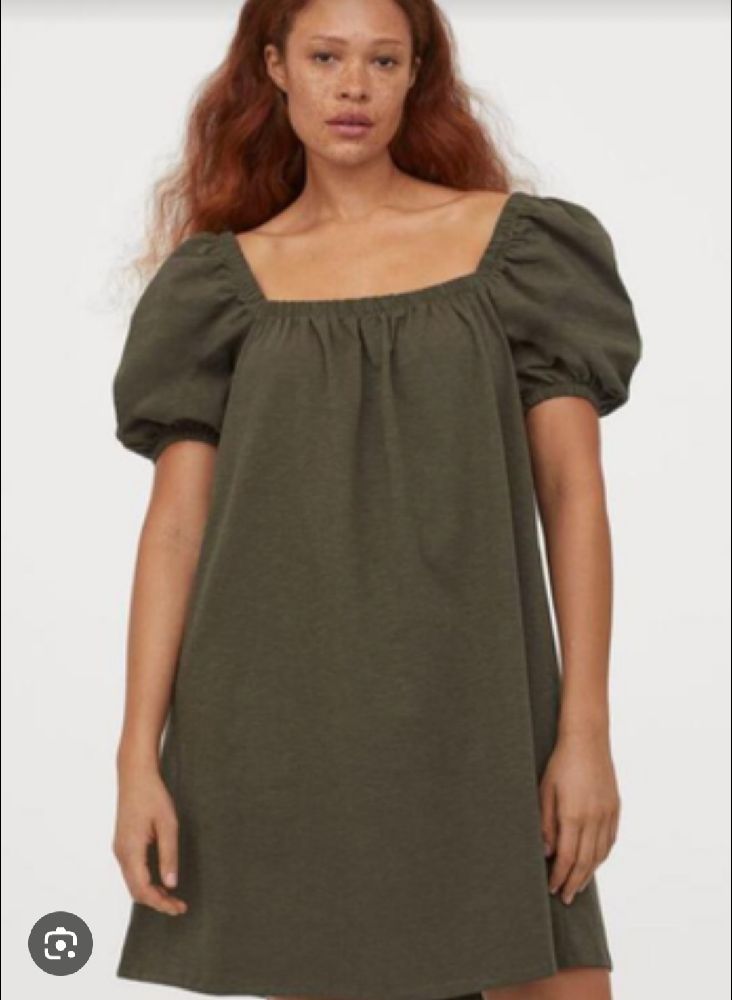 Robe manches bouffante