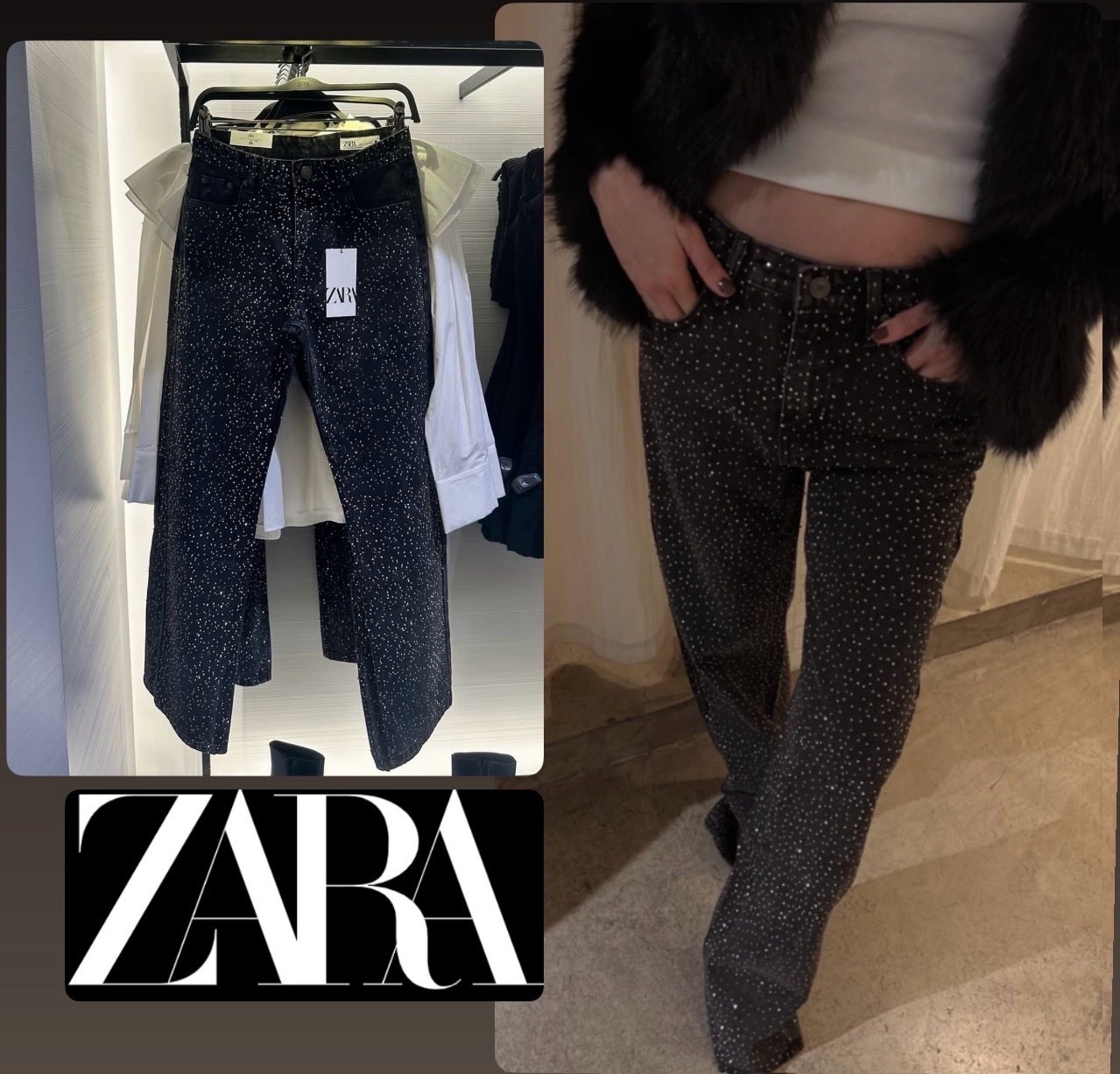 Pantalon jeans zara 