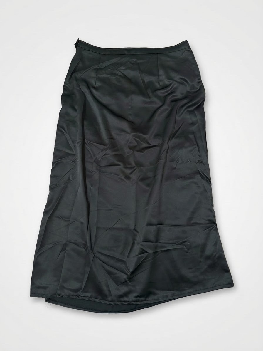Jupe satin noir taille 50