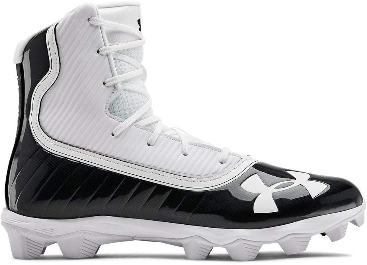 Under Armour Highlight Cleats Mens Black White Football en excellente état  Pointure 42/42,5 