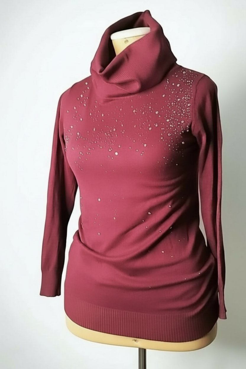 Pull burgendy neuf la taille M/L