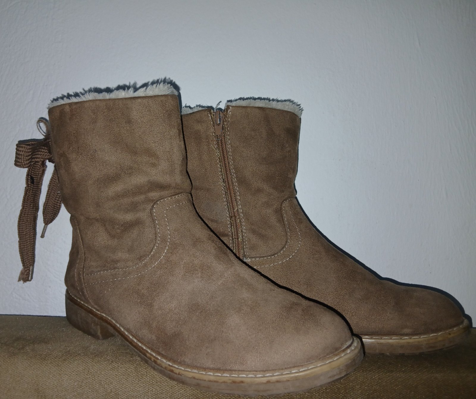 Des jolis bottines camel en excellente état pointure 40