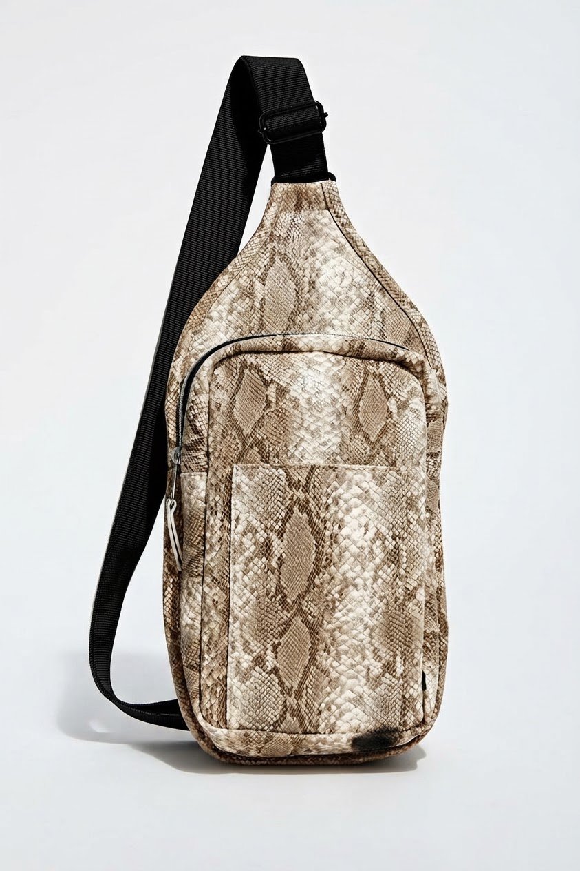 Un joli Sling Bag en véritable cuir unisexe neuf