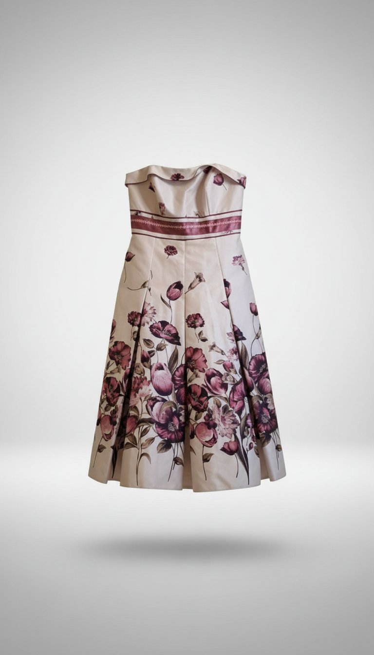 Une jolie robe sans bretelles la taille S/M 