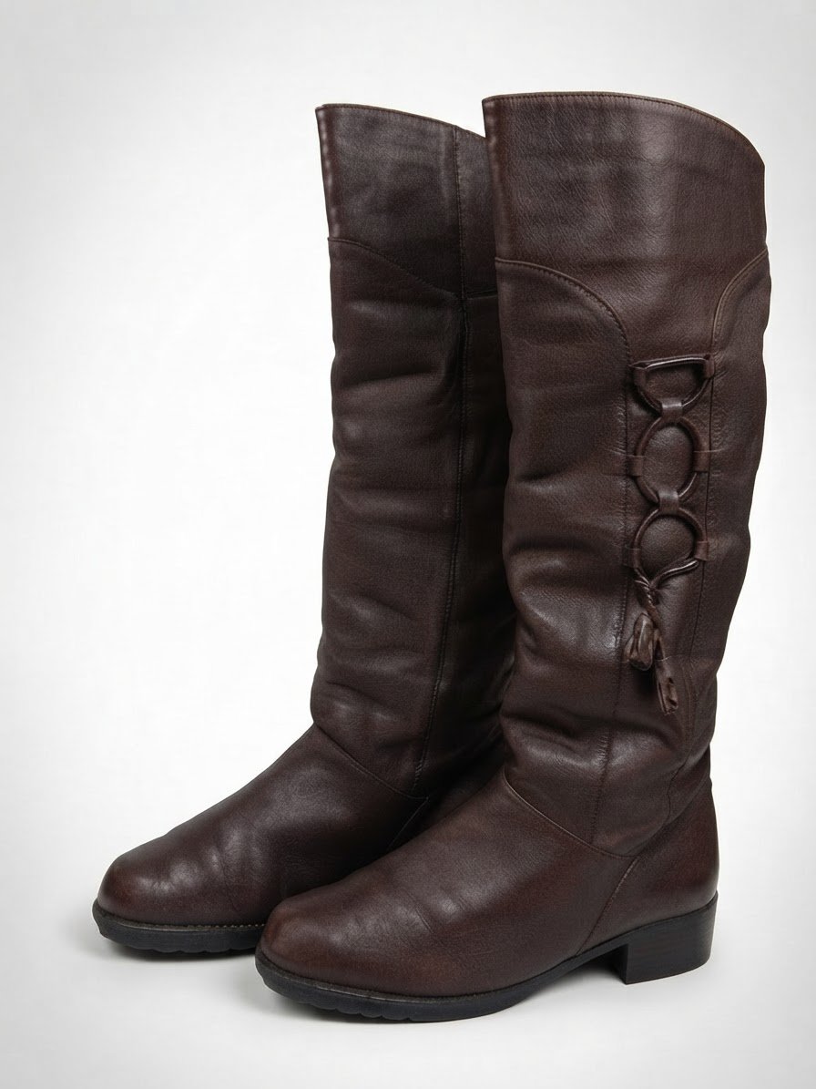 Des jolis bottes en vrai cuir en bon état la pointure 40