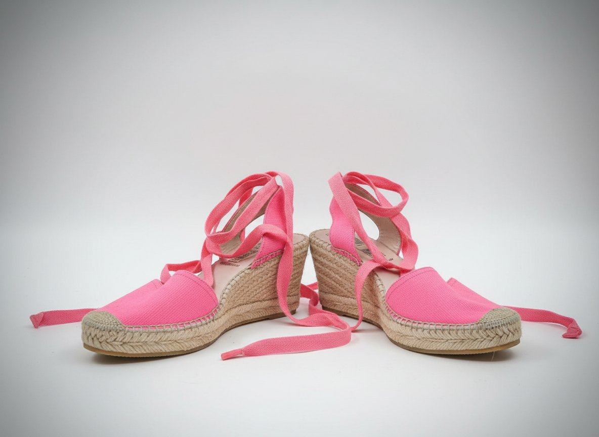 Des jolis sandales compensés rose pointure 39/40