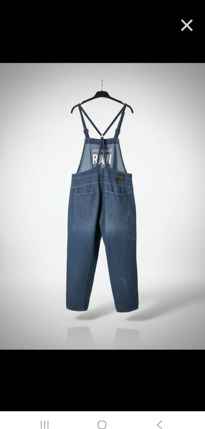 Joli salopette jean foncé Neuf Boyfreind la taille S