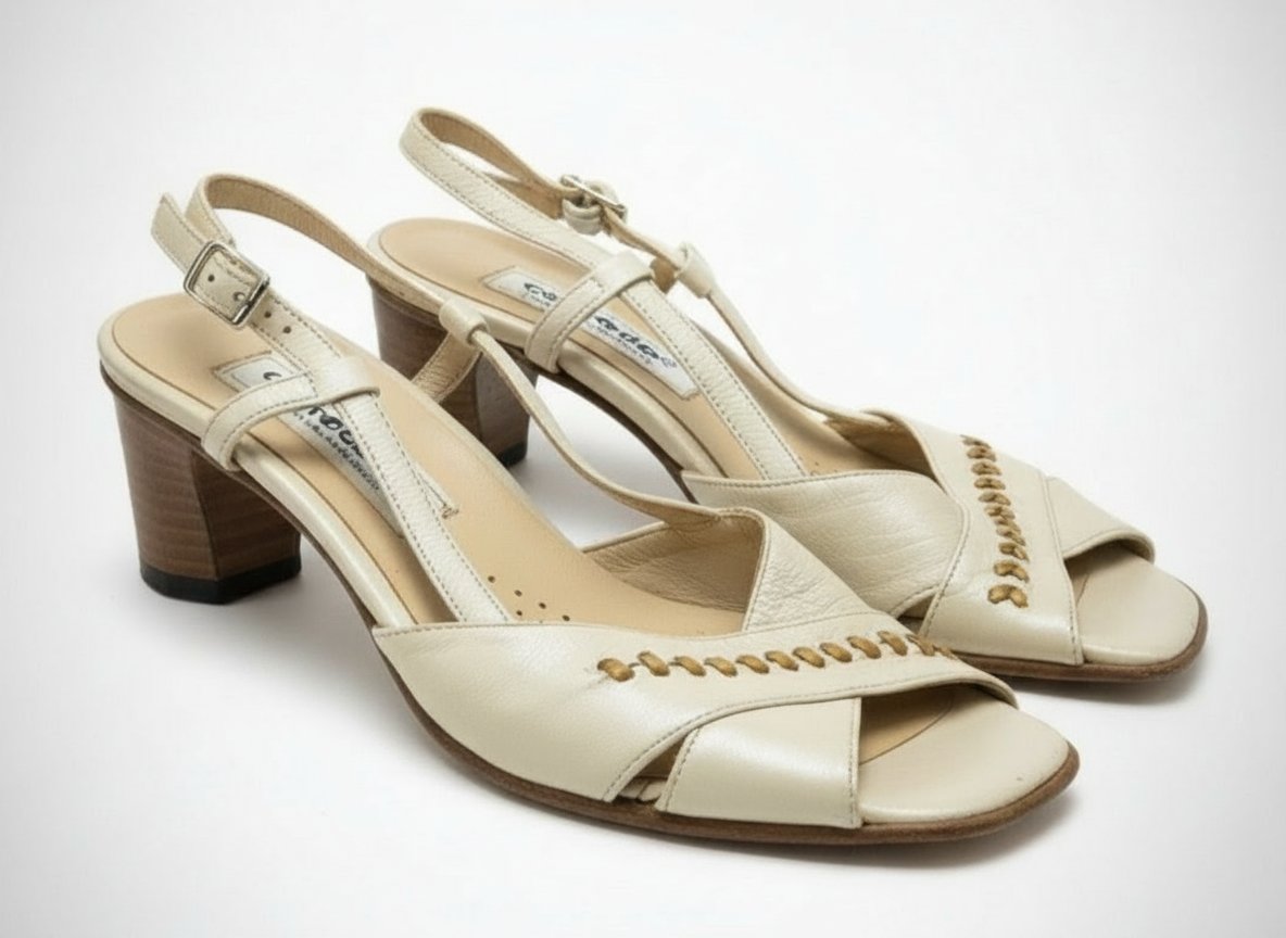 Des demi talons en vrai cuir souples raffinés made in italy la pointure 36