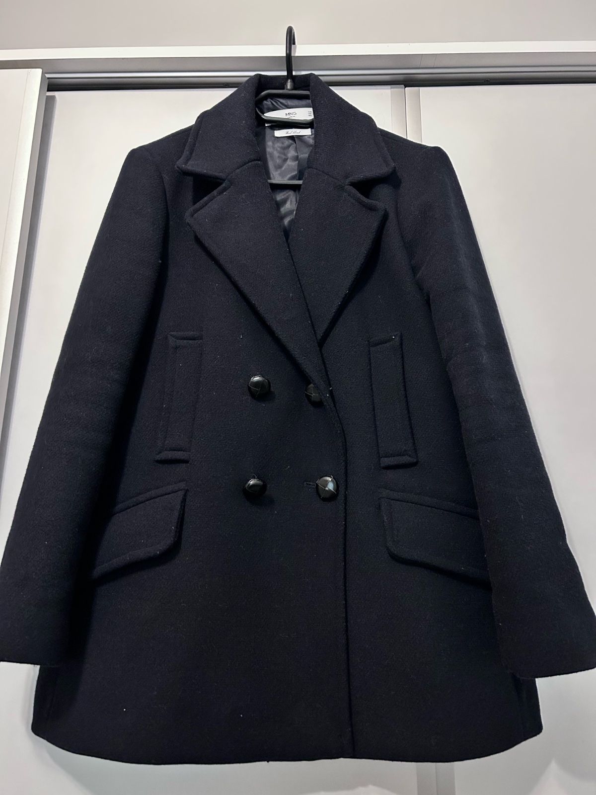 Veste manteau bleu marine 