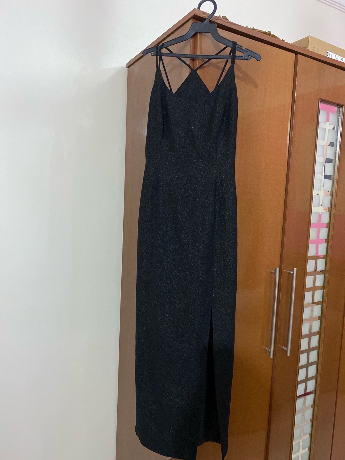 Robe effet satinee 