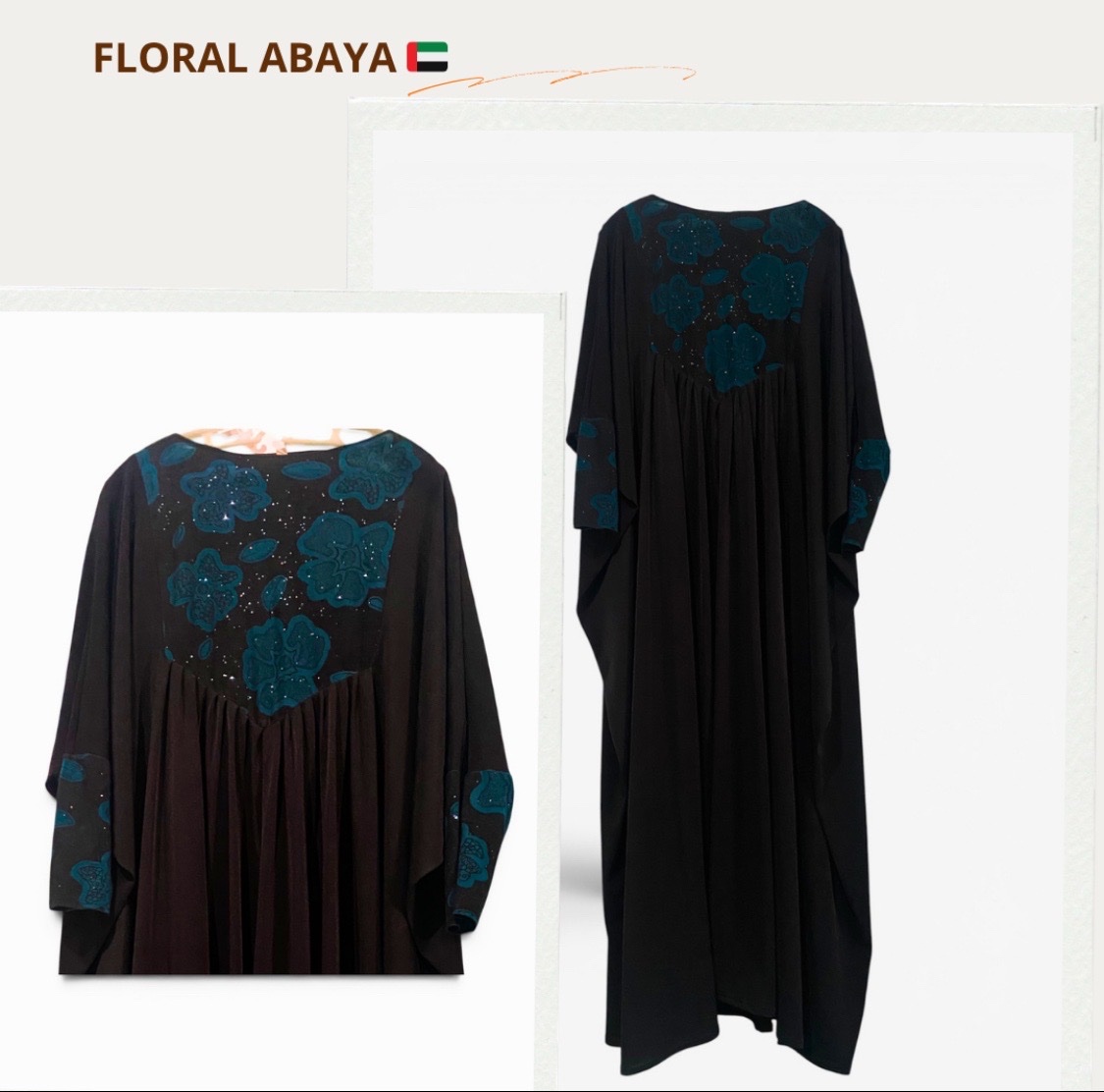 Floral Abaya 🇦🇪