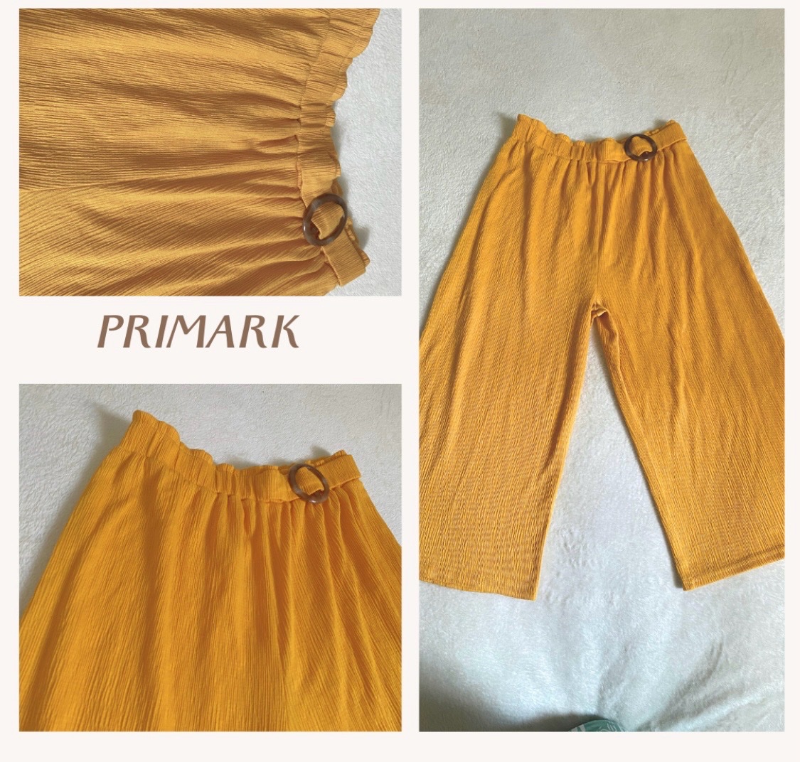 GIRLS 9-10 TROUSERS WIDE LEG 