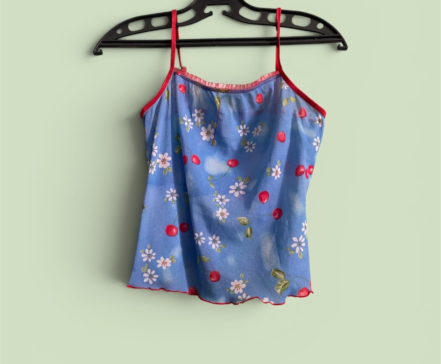 Cherry Print Top