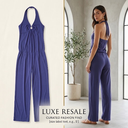 Combinaison Pantalon Licou Bleu Marine