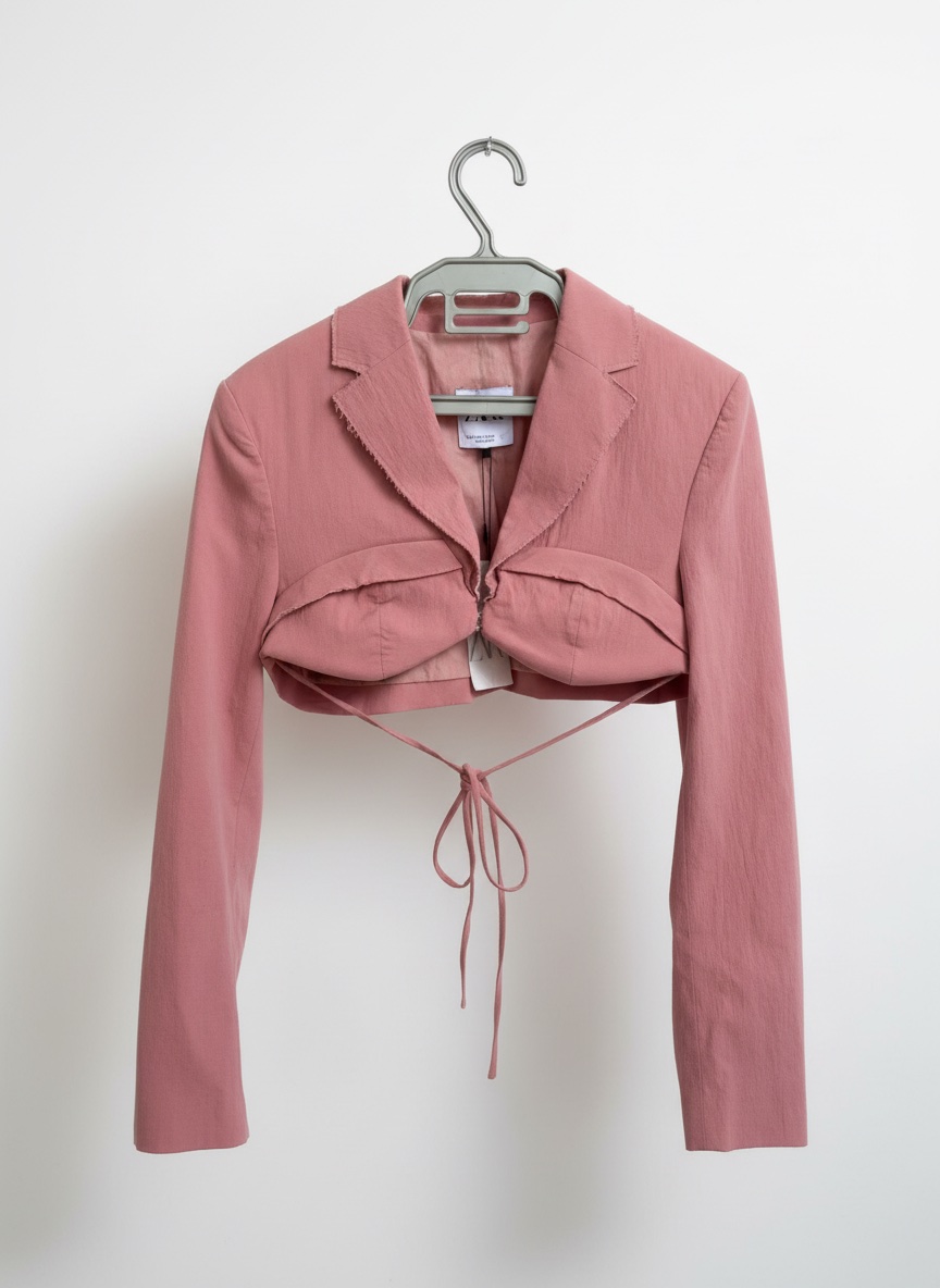 Blazer courte zara