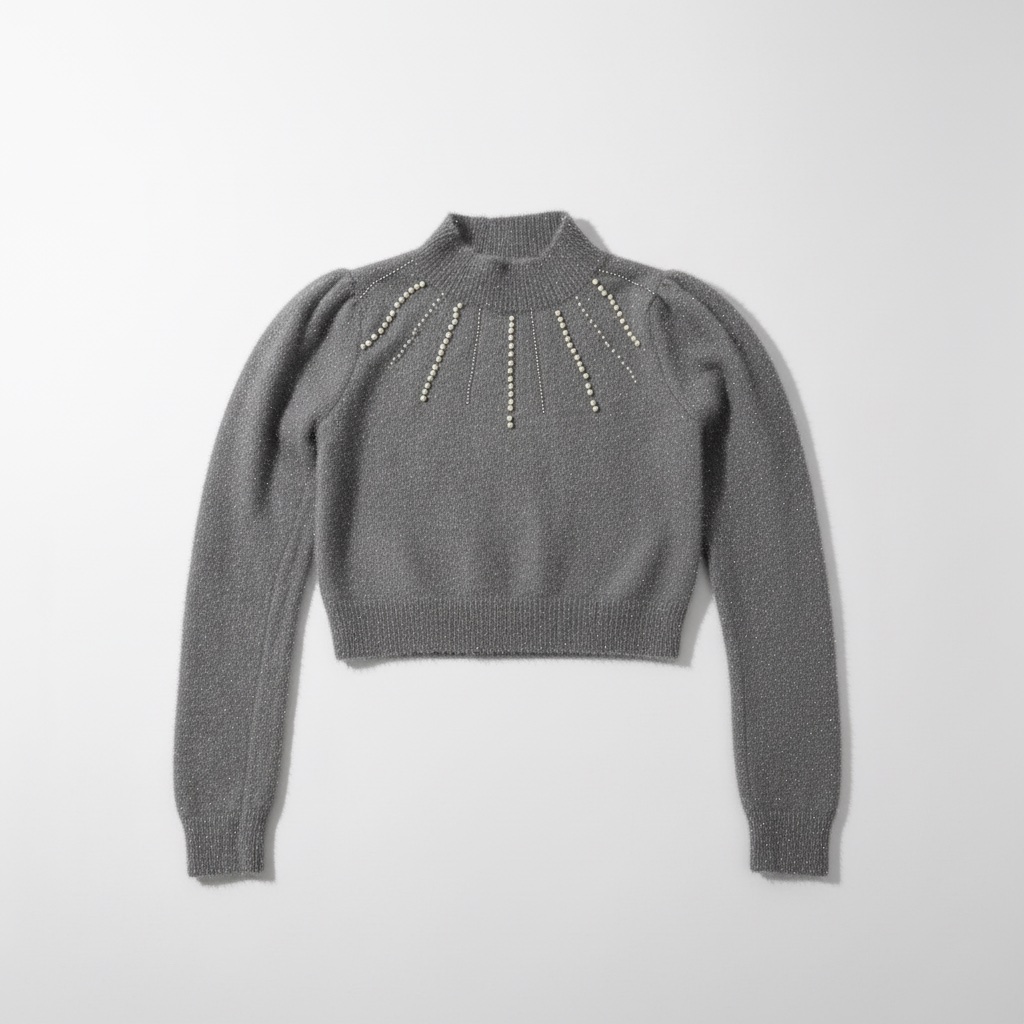 Pull taille haute