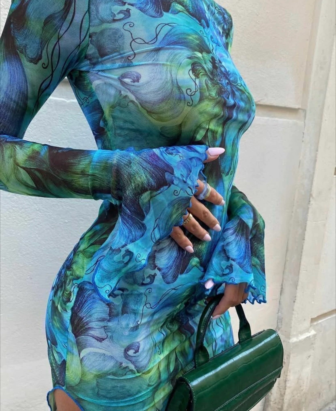 Robe shein transparente