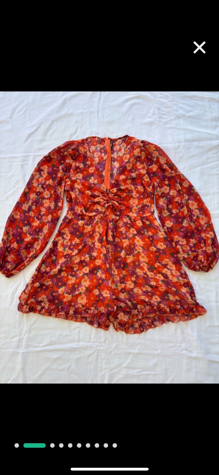Combishort fleuri 