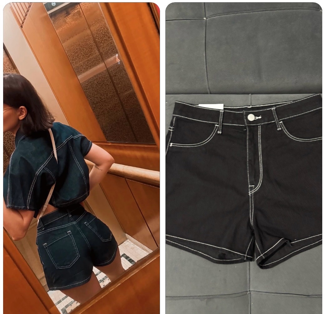 Short noire taille M neuf avec etiquette