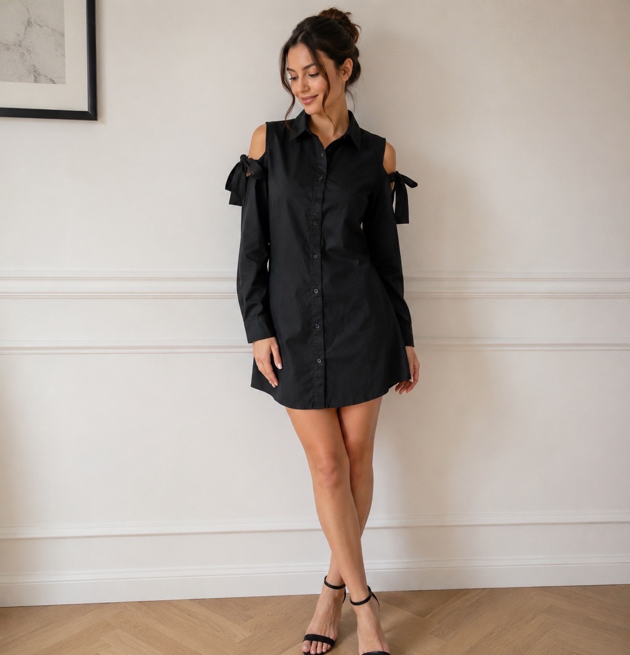 Robe chemise de la marque BOOHOO