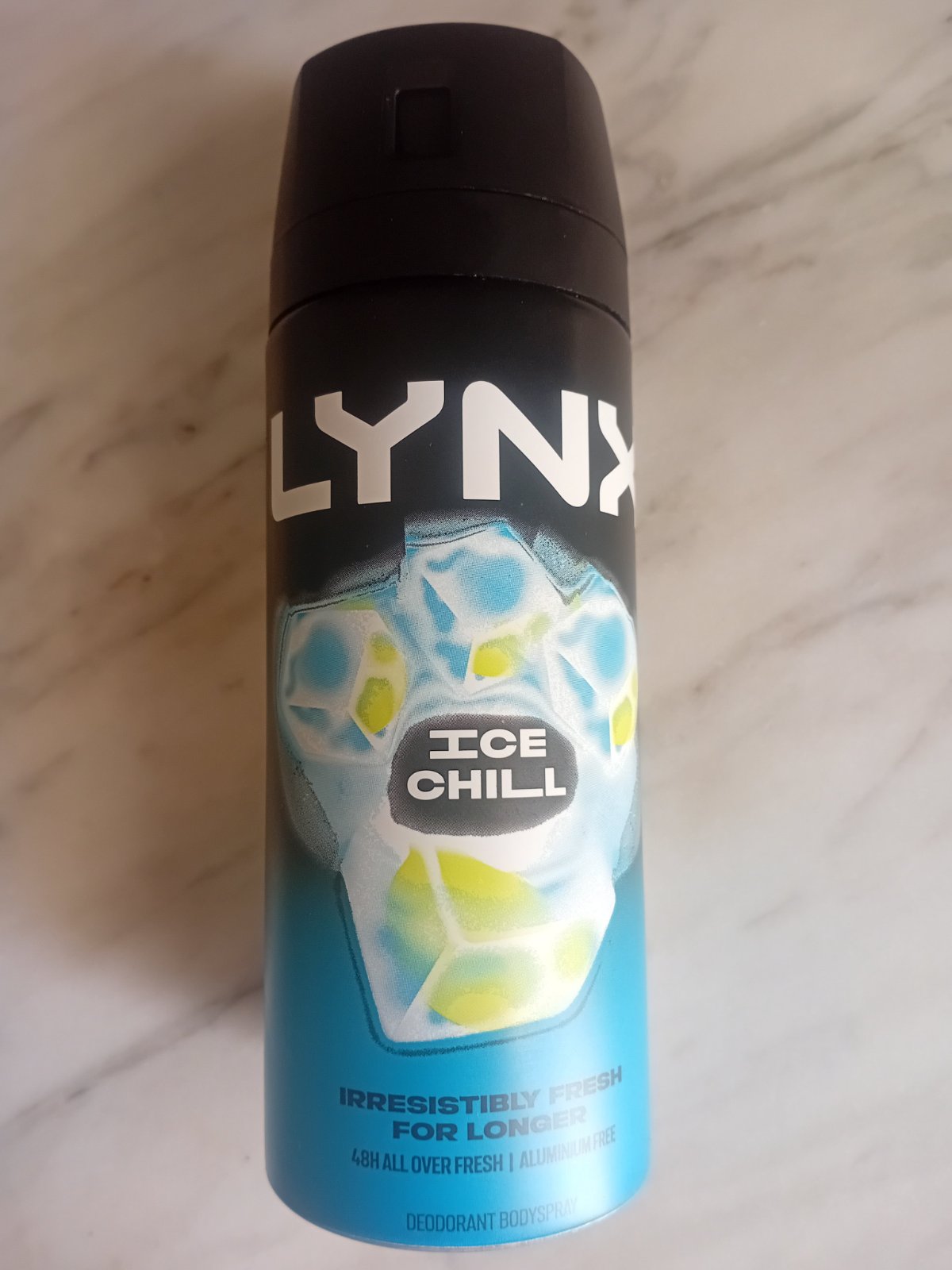 Lynx Ice Chill 150 ml 🇬🇧 – Déodorant Original Importé de Grande-Bretagne, Fraîcheur Menthe & Citron ❄️🍋