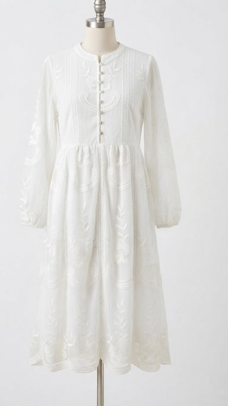 Robe soirée en dentelle 