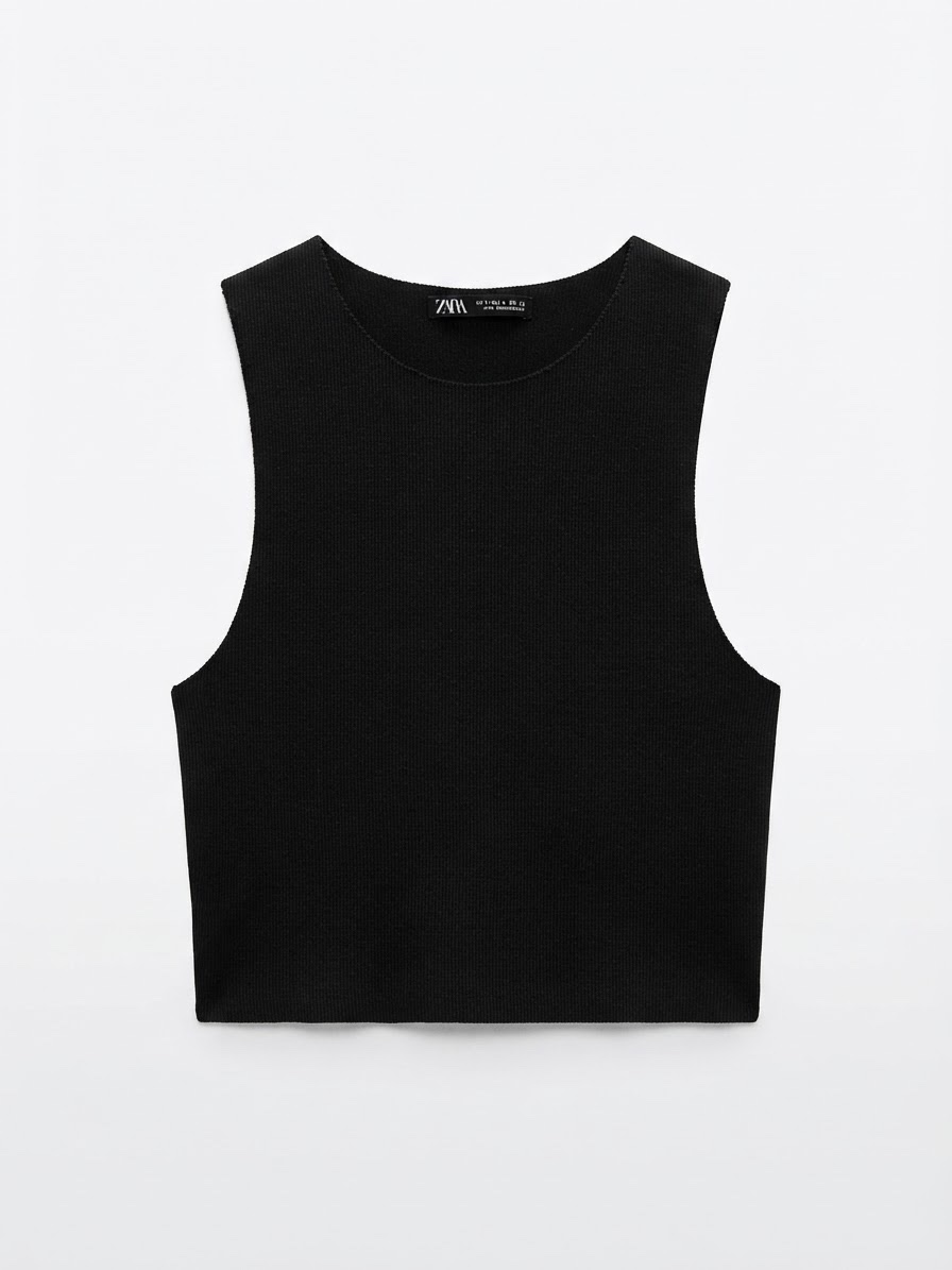 Debardeur noir zara 