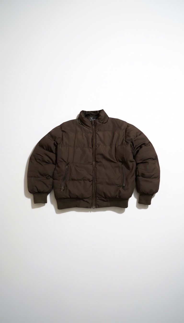Brown bomber jacket