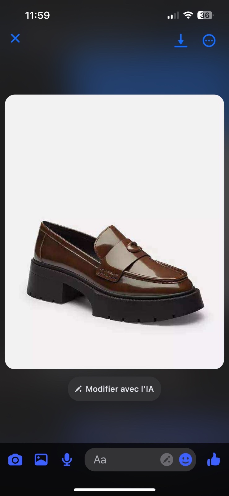 Mocassins neuves authentiques de la marque Coach 
