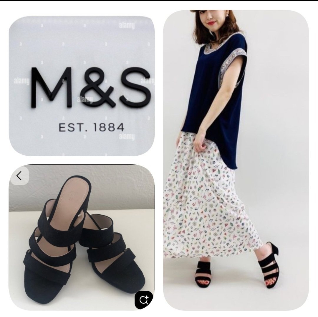 Subliiiiime❤️❤️❤️❤️ mule à talon demi très souple et confortable pointure 37.5 de la marque M&S comme neuf 