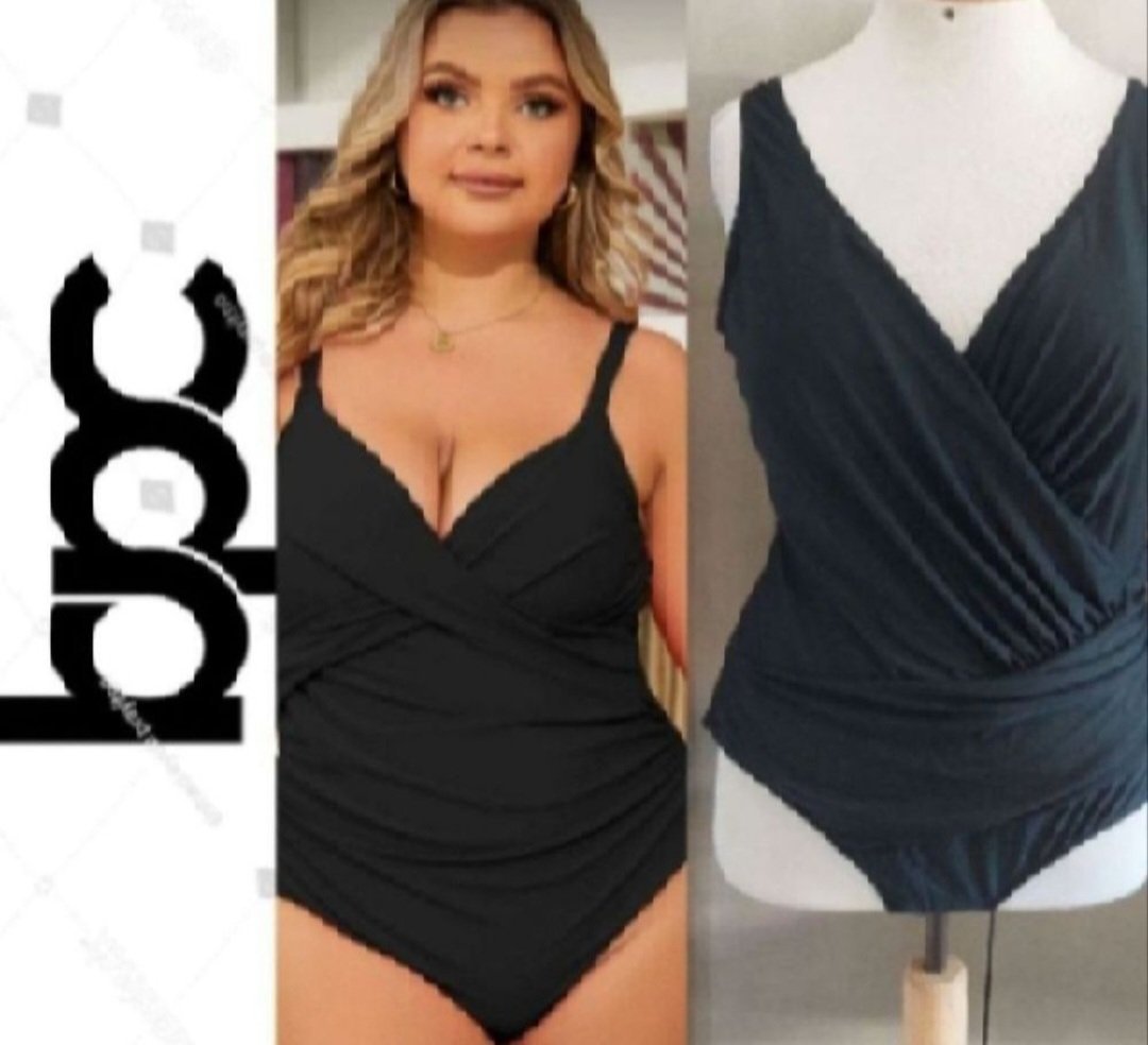 Subliiiiime❤️❤️❤️❤️ maillot noir drapée de la marque BPC SÉLECTION taille 48 neuuuf 