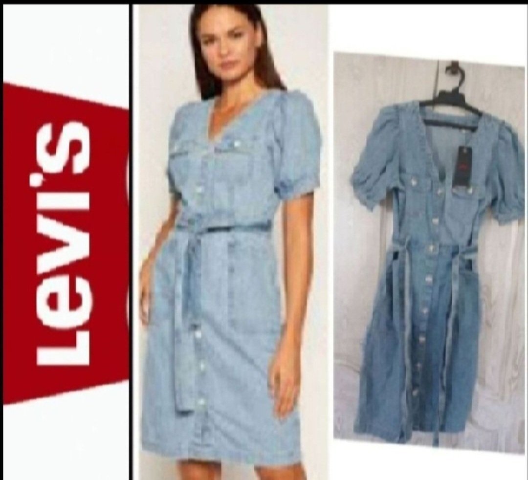 Subliiiiime❤️❤️❤️ robe en jean de LEVI'S taille 34/36 neuve avec étiquette 🏷importé de PARIS 