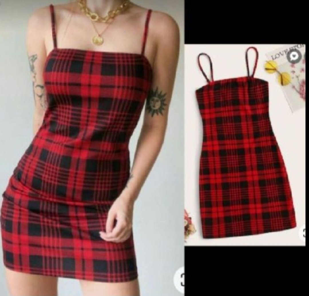 Subliiiiime ❤️❤️❤️❤️ robe moulante à carreaux strech de SHEIN taille 38 jamais portée 