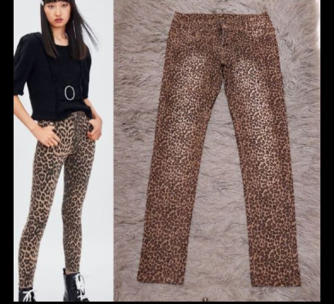 Subliiiiime ❤️❤️❤️❤️❤️❤️pantalon skinny léopard taille 38