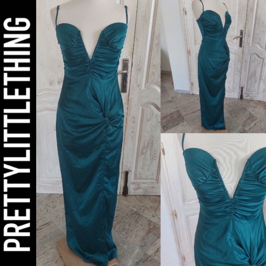 Subliiiiime❤️❤️❤️❤️❤️❤️ robe de soirée très élégante de PRETTYLITTLETHING taille 38 comme neuve 