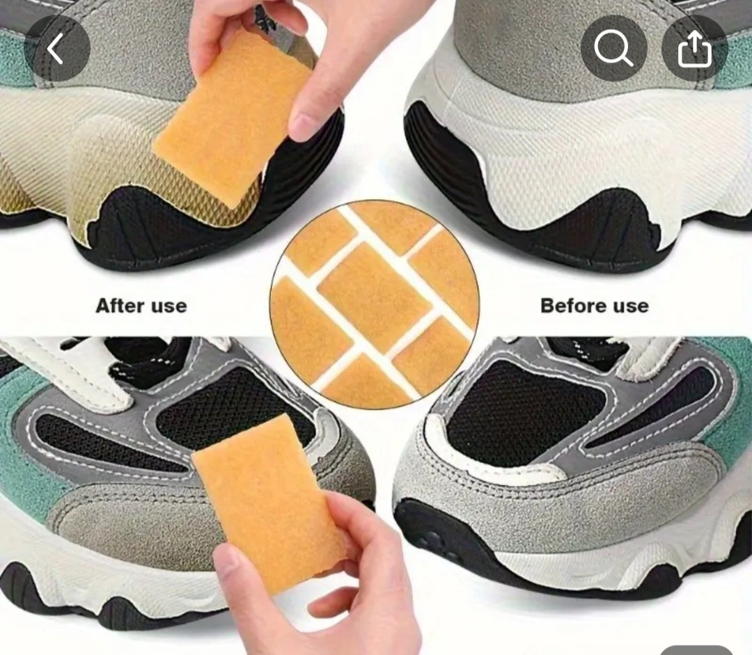 Par expérience très efficace Subliiiiime ❤️❤️❤️ 2 tampons en caoutchouc nettoyeur de chaussures daim .... neuuuf 